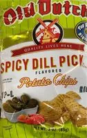Mängden socker i Spicy dill pickle chips
