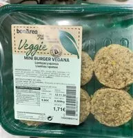 Mängden socker i Mini burger vegana