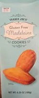Mängden socker i Gluten-Free Madeleine Cookies