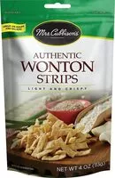 Mängden socker i Won ton strips