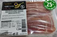 Mängden socker i Finísimo de jamón serrano