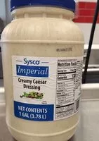 Mängden socker i Imperial creamy ceaser dressing