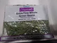 Mängden socker i Extra Fine Whole Green Beans