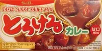 Mängden socker i S&b tasty curry sauce mix mild