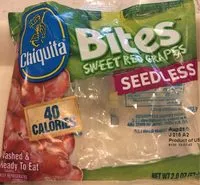 Mängden socker i Bites Sweet Red Grapes