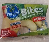 Mängden socker i Chiquita bites juicy apple peeled