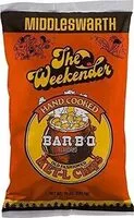 Mängden socker i The Weekender, Ket-L Potato Chips, Bar-B-Q