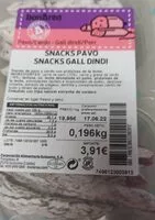 Mängden socker i SNACKS PAVO