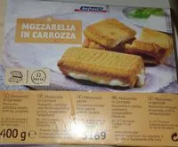 Mängden socker i Mozzarelle in carrozza