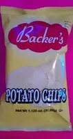 Mängden socker i Backer's Potato Chips