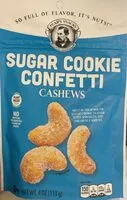 Mängden socker i Sugar Cookie Confetti Cashews