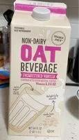 Mängden socker i Unsweetened Vanilla Non-Dairy Oat Beverage