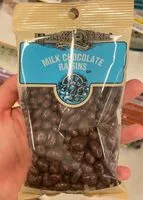 Mängden socker i Milk chocolate Raisins