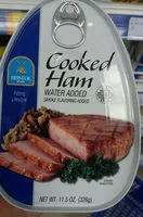 Mängden socker i cooked ham