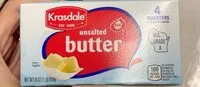 Mängden socker i Unsalted butter