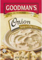 Mängden socker i Onion soup dip mix