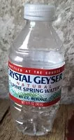 Mängden socker i Crystal Geyser Spring Water
