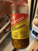 Mängden socker i Marconi, the original chicago style giardiniera, mild