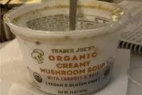 Mängden socker i Organic creamy mushroom soup