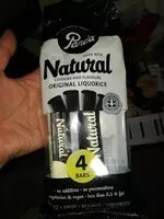 Mängden socker i Natural Original Liquorice 4 Bars