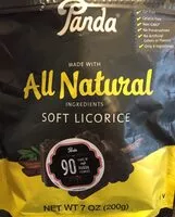 Mängden socker i All natural soft licorice