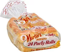 Mängden socker i 24 Party Potato Rolls