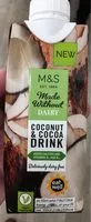 Mängden socker i Coconut & cocoa drink