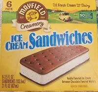 Mängden socker i Ice Cream Sandwiches