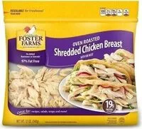 Mängden socker i Oven Roasted Shredded Chicken Breast With Rib Meat