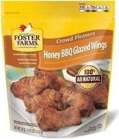 Mängden socker i Crowd pleasers honey bbq glazed chicken wing