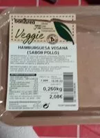 Mängden socker i Hamburguesa vegana sabor pollo Veggie