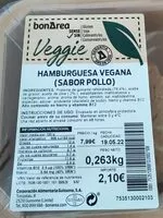 Mängden socker i Hamburguesas veganas