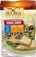 Mängden socker i All natural salmon portions