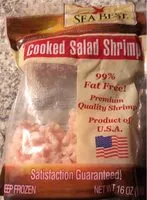 Mängden socker i Cooked Salad Shrimp