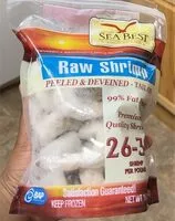 Mängden socker i 26/30 P&D T/On Shrimp