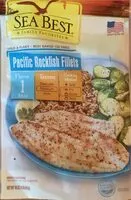 Mängden socker i Pacific Rockfish Fillets