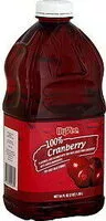 Mängden socker i 100% Cranberry Flavored Juice Blended With Two