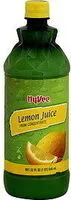 Mängden socker i Reconstituted 100% Lemon Juice With Added Ingredients