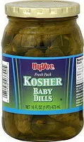 Mängden socker i Kosher Dill Baby Dills