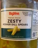 Mängden socker i Zesty Kosher Dill Spears