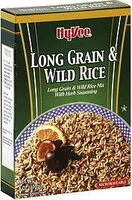 Mängden socker i Hy vee long grain & wild rice mix with herb seasoning