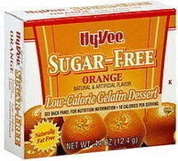 Mängden socker i Hy vee orange gelatin dessert