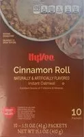 Mängden socker i Hy vee cinnamon roll instant oatmeal