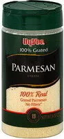 Mängden socker i Grated Parmesan Cheese