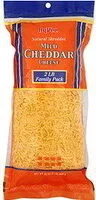 Mängden socker i Shredded Mild Cheddar Cheese