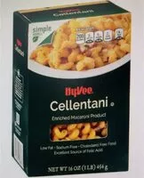 Mängden socker i Cellentani