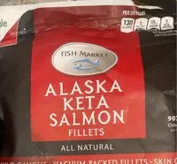 Mängden socker i Alaska Keta Salmon Fillets