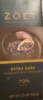 Mängden socker i premium dark chocolate belgian chocolate