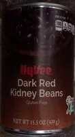 Mängden socker i Dark red kidney beans