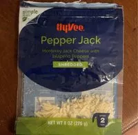 Mängden socker i Sheedded Pepper Jack Cheese